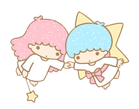 cute sparkly little twin stars sanrio